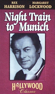Rex Harrison (as Gus Bennett) in a video cover from Night Train to Munich (1940) (4)