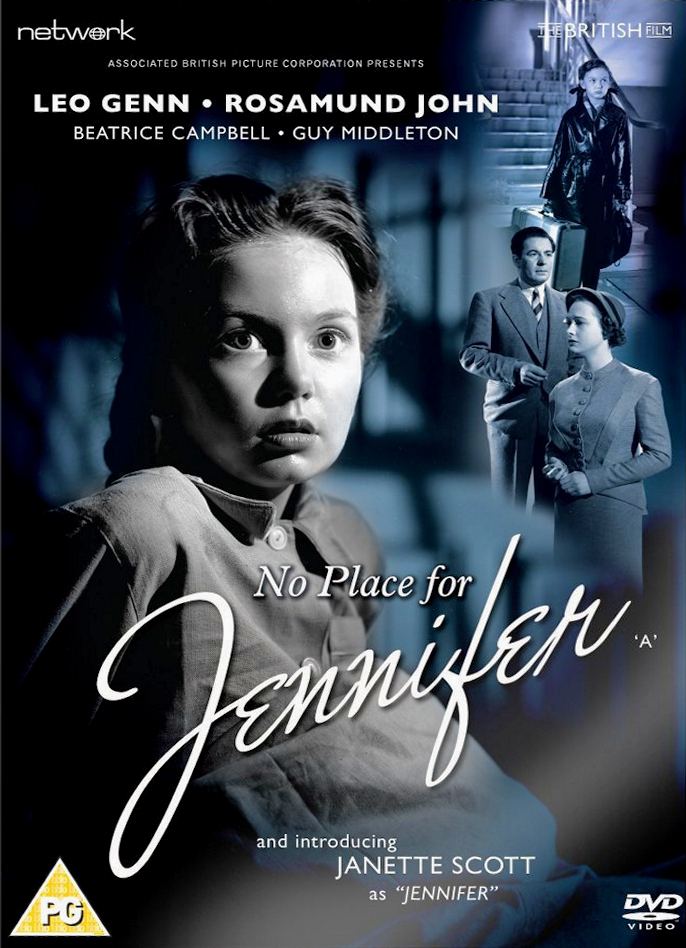 No Place for Jennifer DVD from Network and The British Film.  Features Janette Scott as Jennifer.  