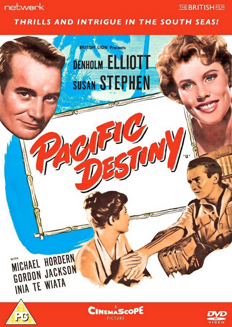 Pacific Destiny DVD from from Network and The British Film.  Features Denholm Elliott as Arthur Grimble and Susan Stephen as Olivia Grimble 