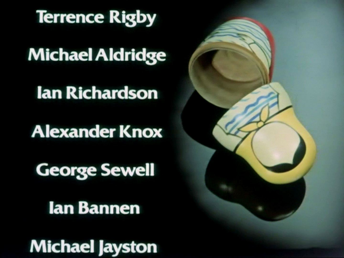 Main title from the 1979 ‘Part One’ episode of Tinker Tailor Soldier Spy (1979) (5). Alexander Knox, George Sewell, Ian Bannen, Michael Jayston