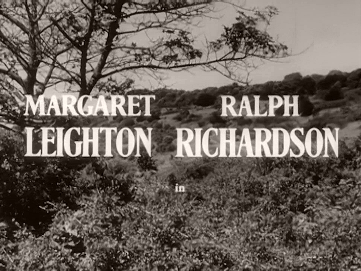 Main title from The Passionate Stranger (1957) (3). Margaret Leighton, Ralph Richardson in