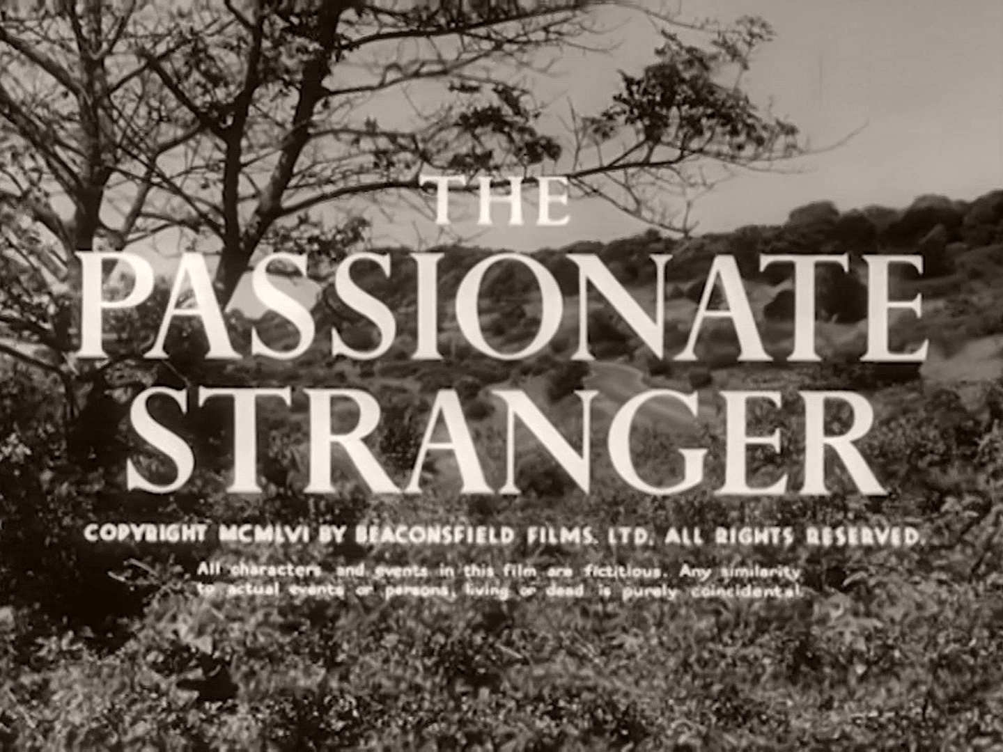 Main title from The Passionate Stranger (1957) (4)