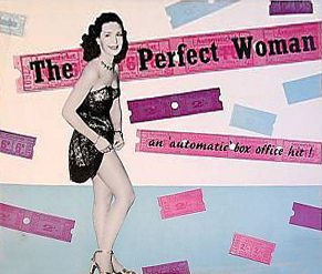 Patricia Roc (as Penelope Belman) in a poster for The Perfect Woman (1949) (2)