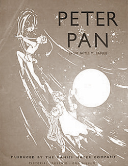 Souvenir brochure from Peter Pan at the Scala Theatre, London