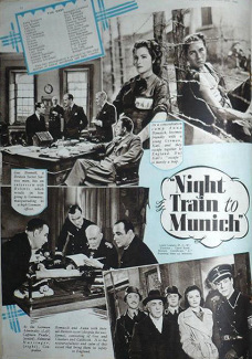Picture Show magazine featuring Night Train to Munich.  31st August, 1940.