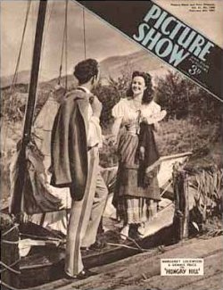 Picture Show magazine with Dennis Price and  Margaret Lockwood in Hungry Hill.  8th February, 1947.
