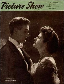 Picture Show magazine with Paul Dupuis and  Margaret Lockwood in Madness of the Heart.  3rd September, 1949.
