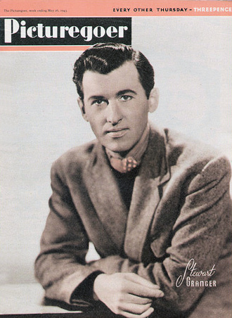 Picturegoer magazine with Stewart Granger in Waterloo Road.  26th May, 1945.