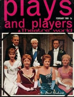 Plays and Players magazine with Margaret Lockwood in An Ideal Husband.  February, 1966.
