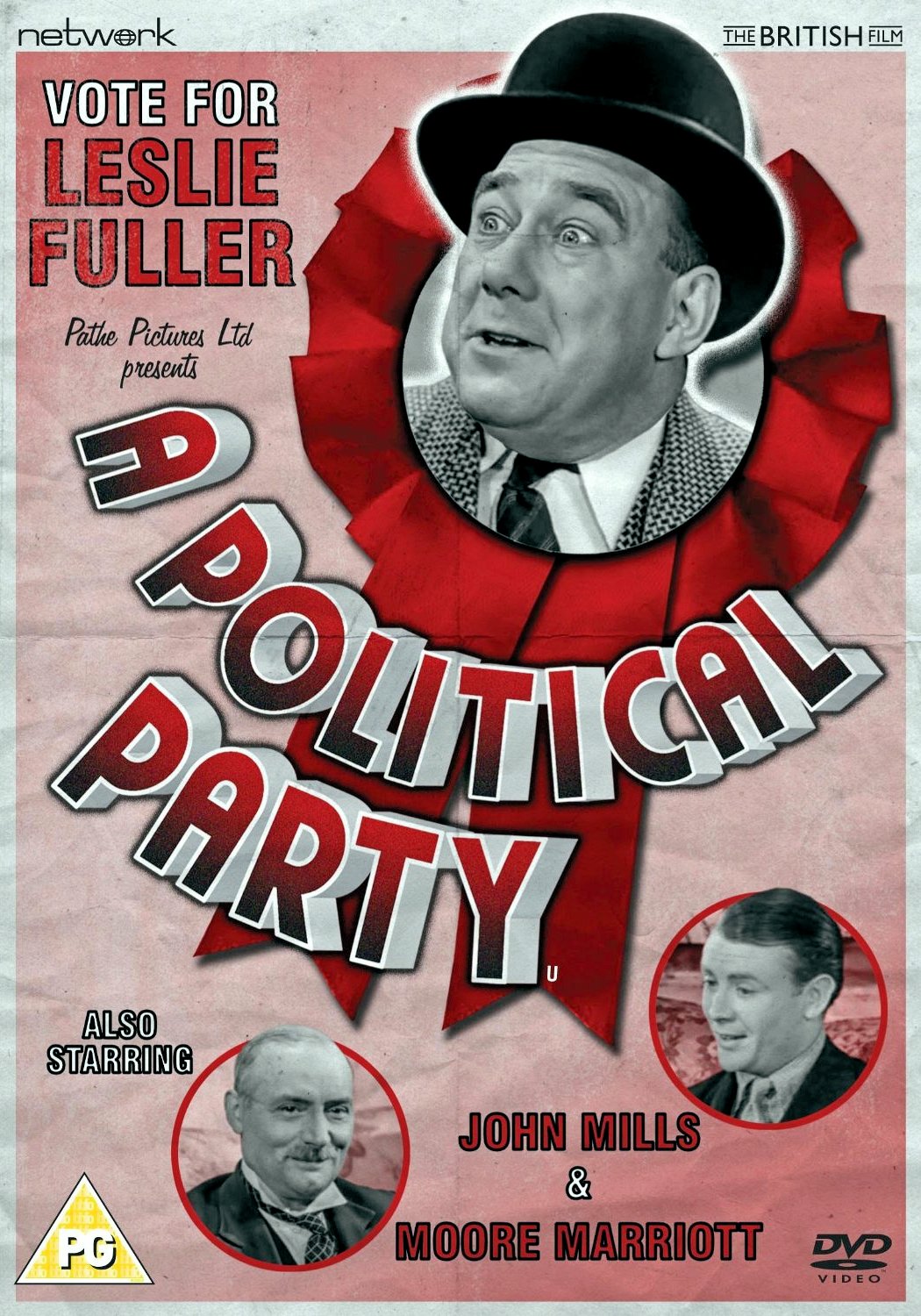 A Political Party DVD from Network and The British Film.  Features Leslie Fuller, Moore Marriott and John Mills.
