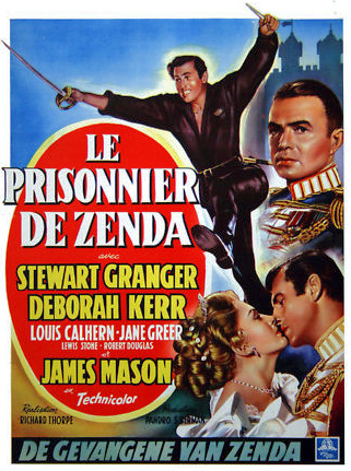 Belgian poster for The Prisoner of Zenda (1952) (1)