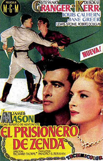 Mexican poster for The Prisoner of Zenda (1952) (1)