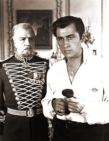 Stewart Granger (as Rudolf Rassendyll / King Rudolf V) in a photograph from The Prisoner of Zenda (1952) (1)