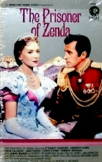 Deborah Kerr (as Princess Flavia) and Stewart Granger (as Rudolf Rassendyll / King Rudolf V) in a video cover from The Prisoner of Zenda (1952) (3)
