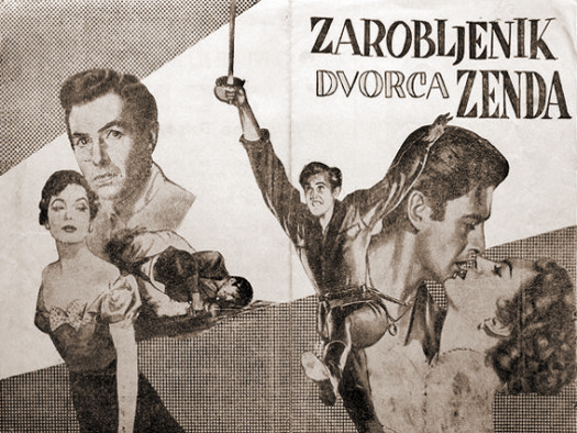 Yugoslav poster for The Prisoner of Zenda (1952) (1)