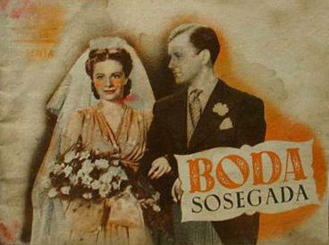Spanish poster for Quiet Wedding (1941) (1)