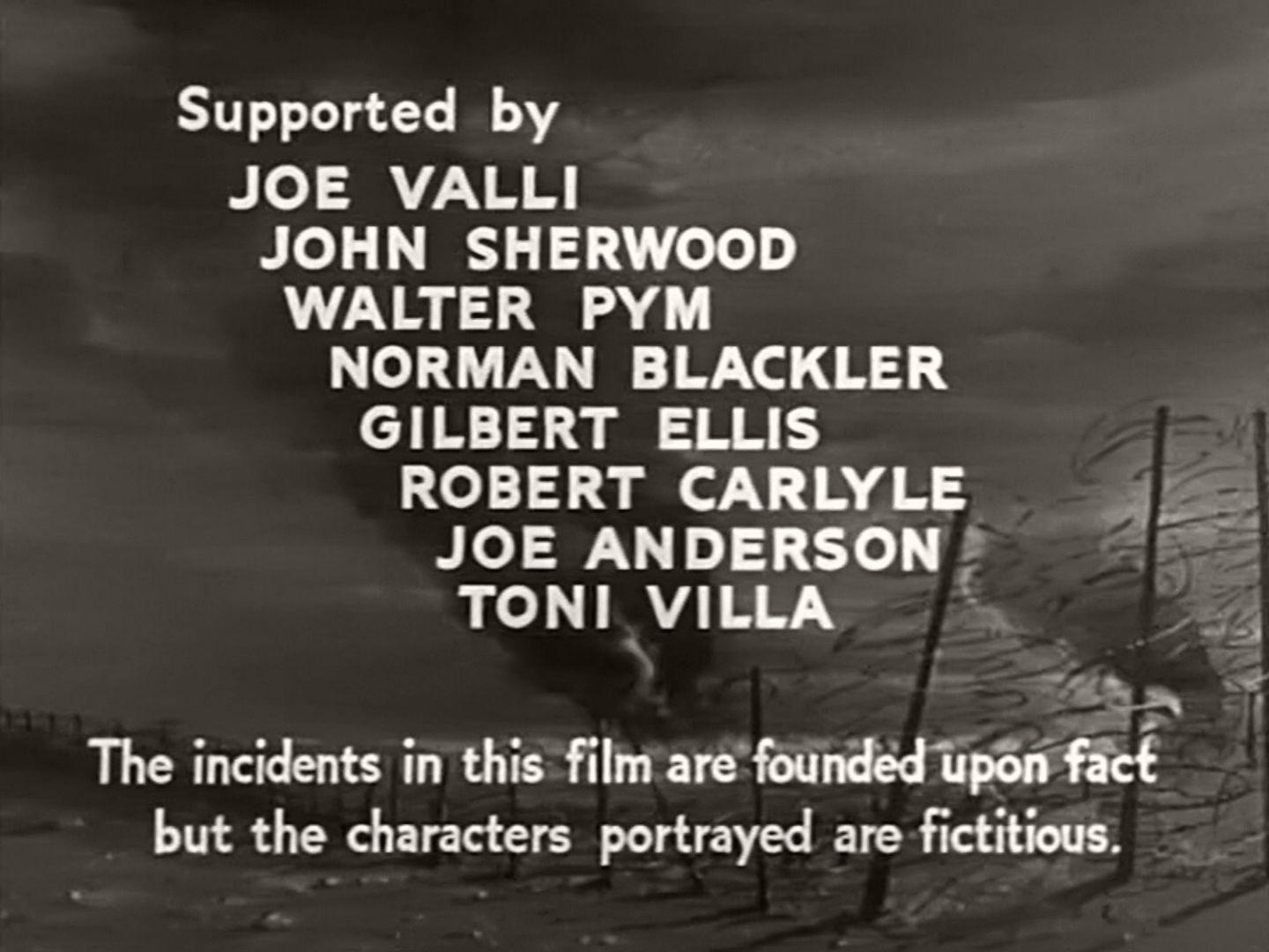 Main title from The Rats of Tobruk (1944) (6). Joe Valli, Walter Pym, Norman Blackler, Gilbert Ellis, Robert Carlyle, Joe Anderson