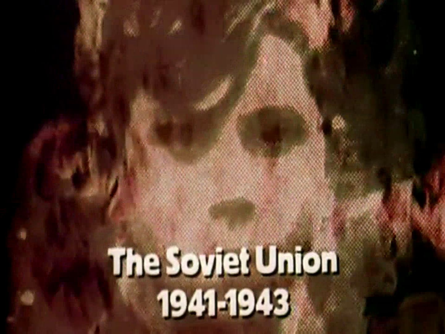 Main title from the 1974 ‘Red Star’ episode of The World at War (1973-74) (2). The Soviet Union 1941-1943