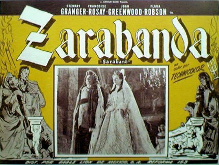 Mexican lobby card from Saraband for Dead Lovers (1948) (2)