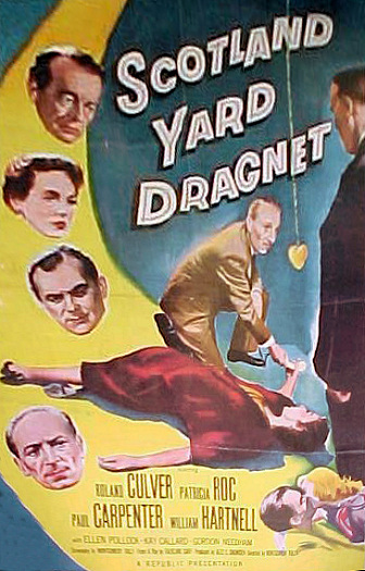 American poster for Scotland Yard Dragnet [The Hypnotist] (1957) (1)