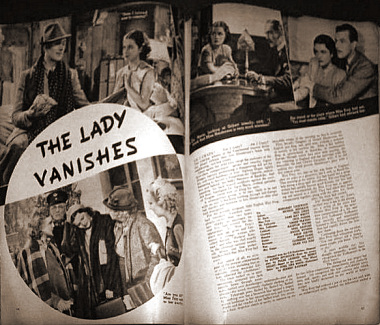 Screen Romances magazine featuring The Lady Vanishes.  December, 1938, volume 18, issue number 115.