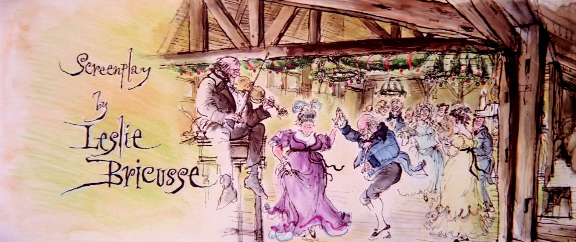 Main title from Scrooge (1970) (26). Screenplay by Leslie Bricusse