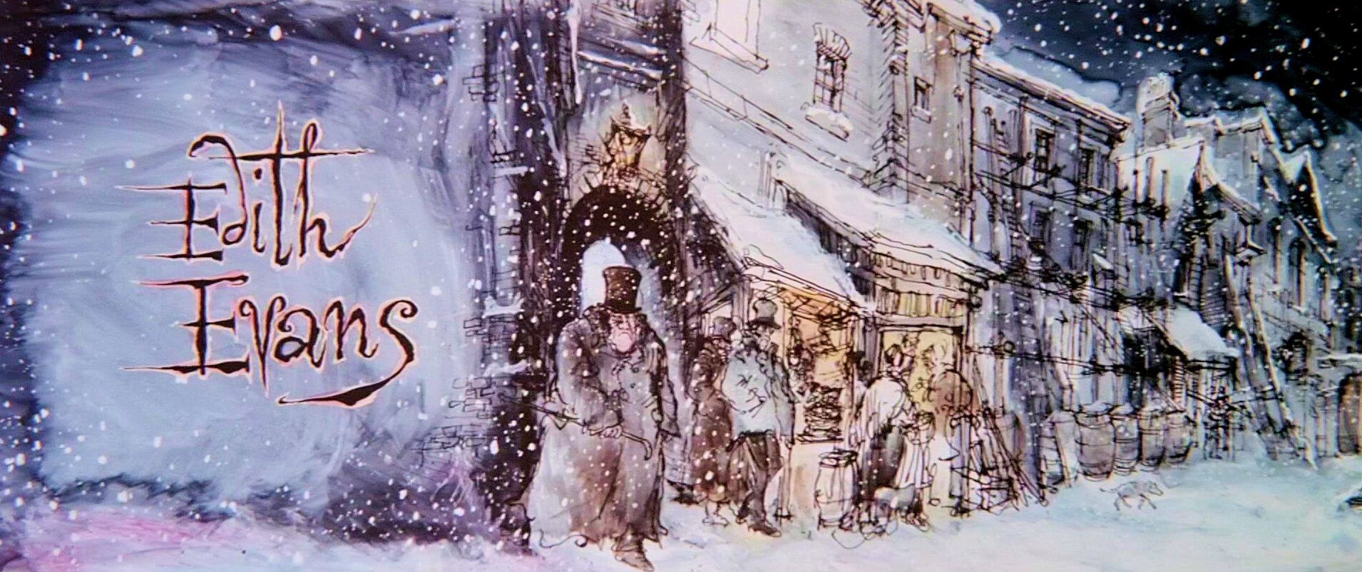 Main title from Scrooge (1970) (6). Edith Evans