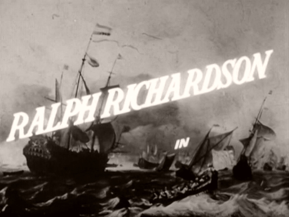 Main title from The Silver Fleet (1943) (3).  Ralph Richardson in…