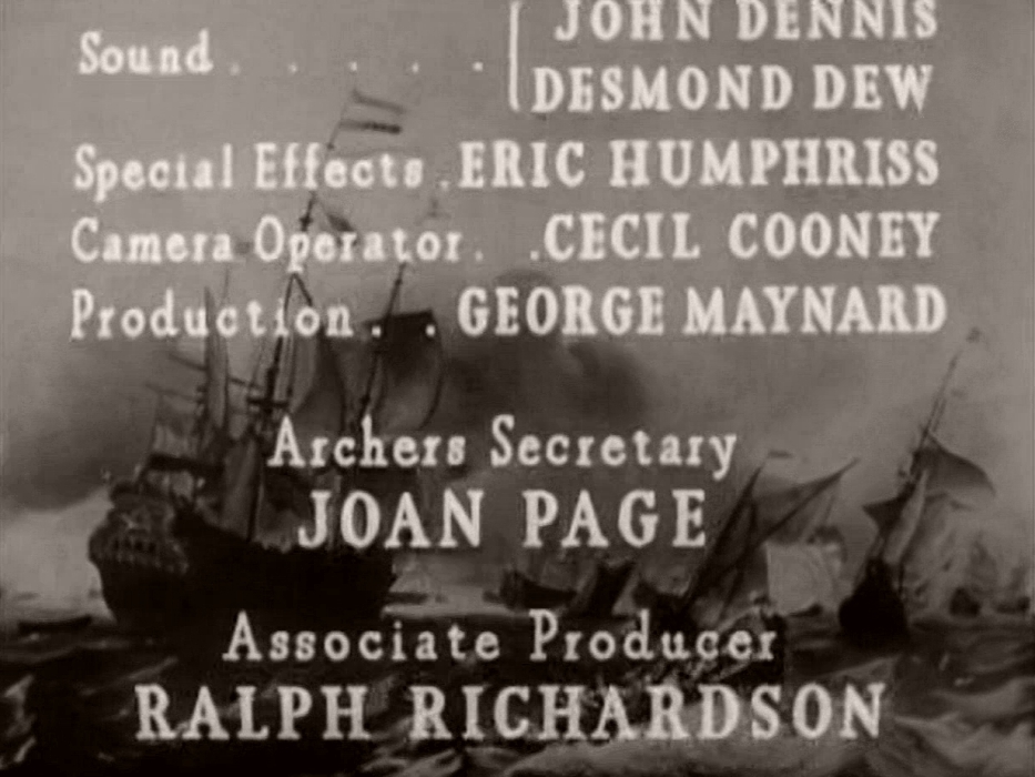 Main title from The Silver Fleet (1943) (7)