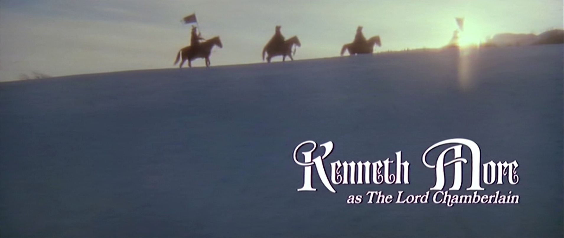 Main title from The Slipper and the Rose (1976) (11). Kenneth More as The Lord Chamberlain