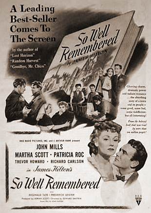 Poster for So Well Remembered (1947) (2)