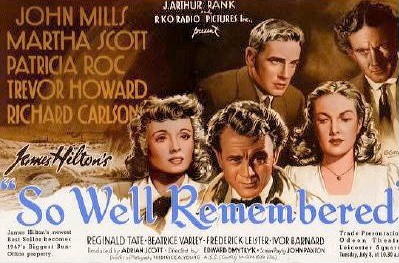 Poster for So Well Remembered (1947) (3)