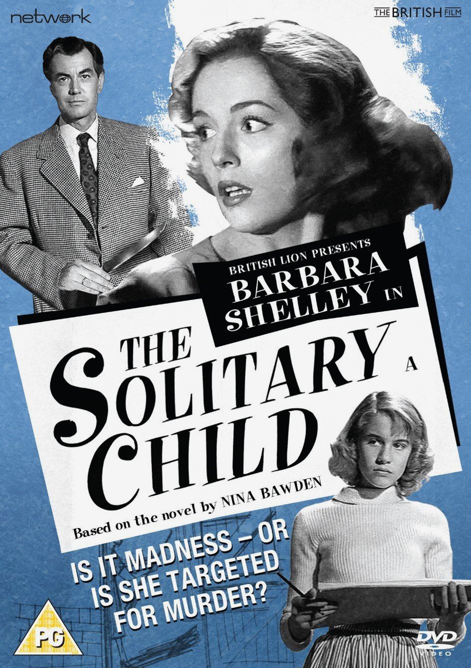The Solitary Child DVD from Network and The British Film.  Features Barbara Shelley as Harriet and Philip Friend as James Random