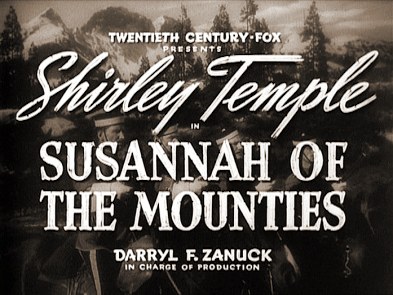 Main title from Susannah of the Mounties (1939)