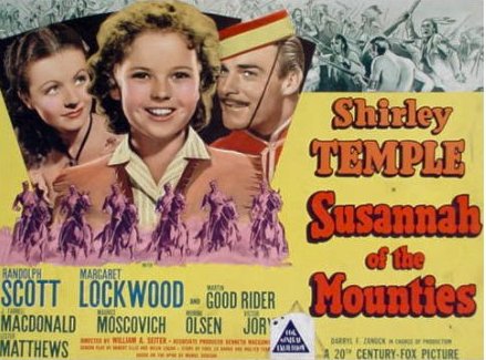 Poster for Susannah of the Mounties (1939) (2)