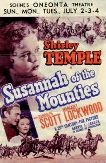 Poster for Susannah of the Mounties (1939) (3)