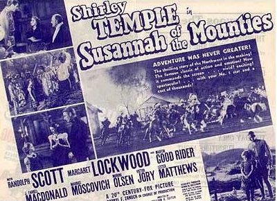 Poster for Susannah of the Mounties (1939) (4)