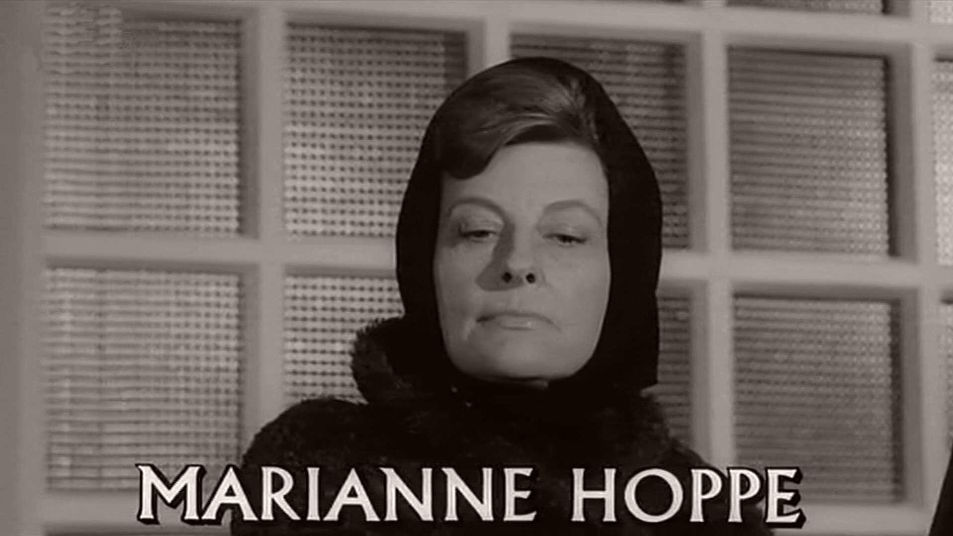Main title from Ten Little Indians (1965) (16) featuring Marianne Hoppe