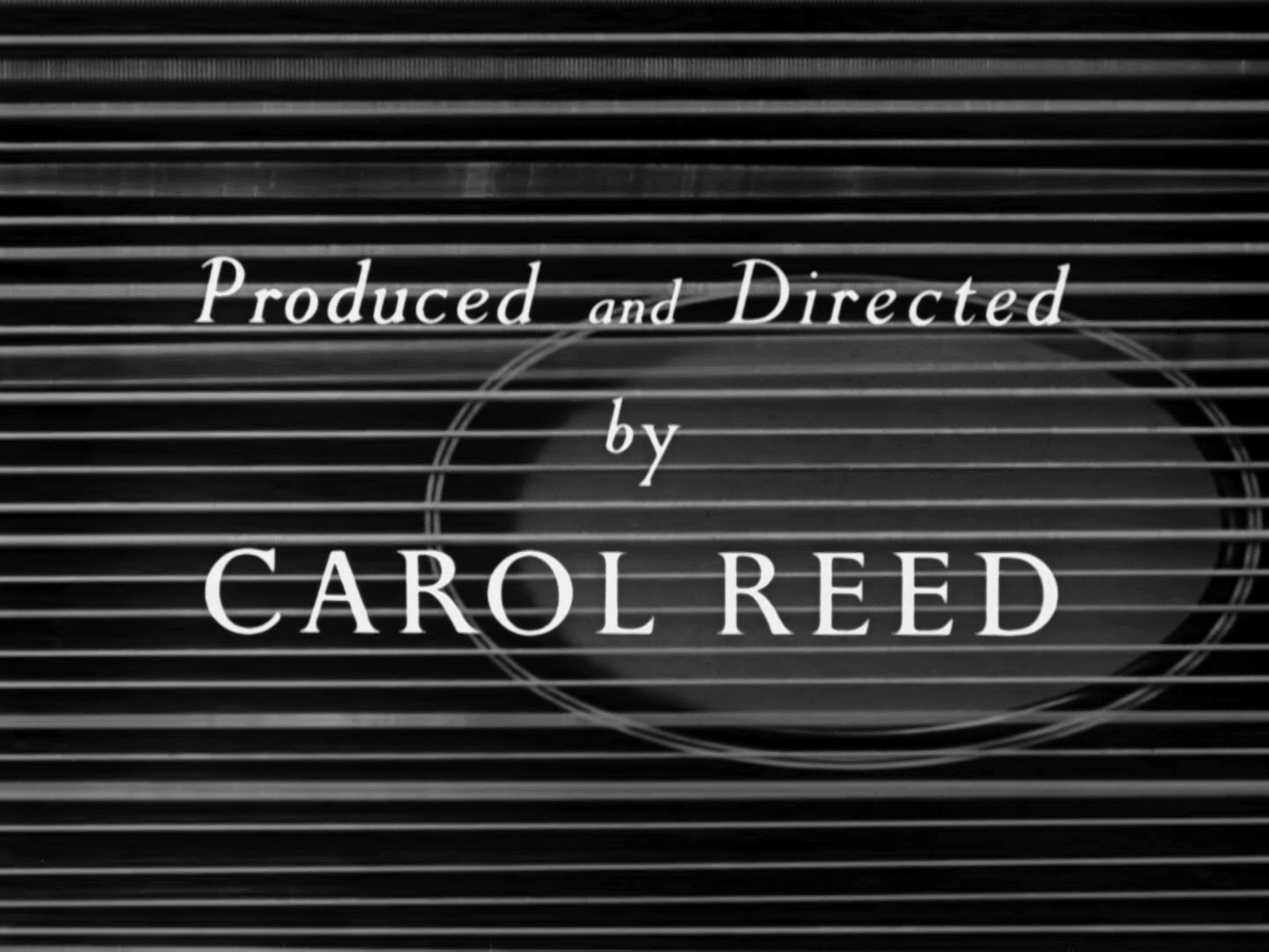 Main title from The Third Man (1949) (14). Produced and directed by Carol Reed
