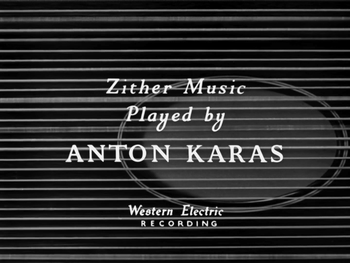 Main title from The Third Man (1949) (9). Zither music played by Anton Karas