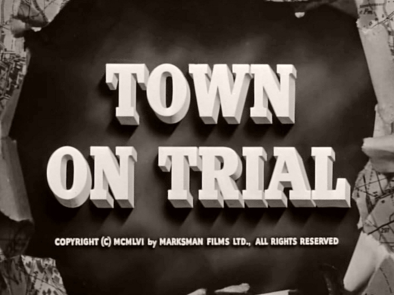 Main title from Town on Trial (1957)
