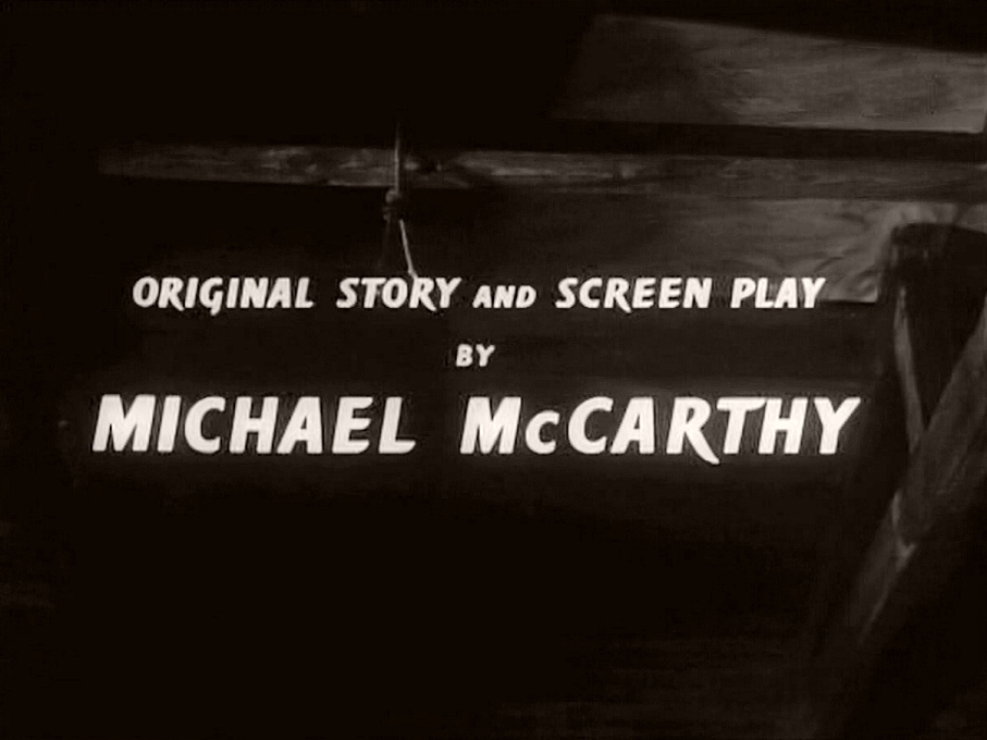 Main title from The Traitor (1957) (9).  Original story and screen play by Michael McCarthy