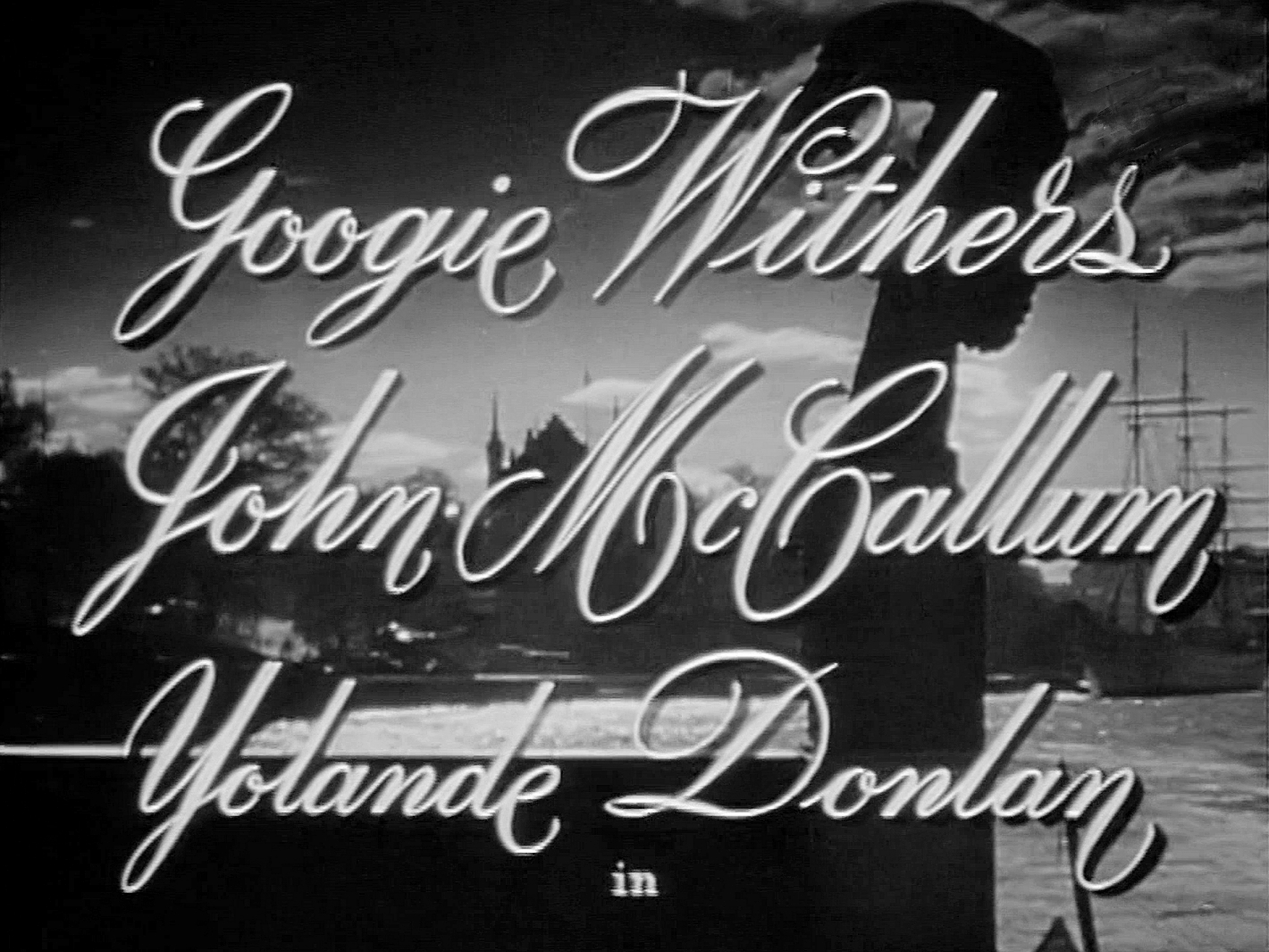 Main title from Traveller’s Joy (1950) (4). Googie Withers, John McCallum, Yolande Donlan in