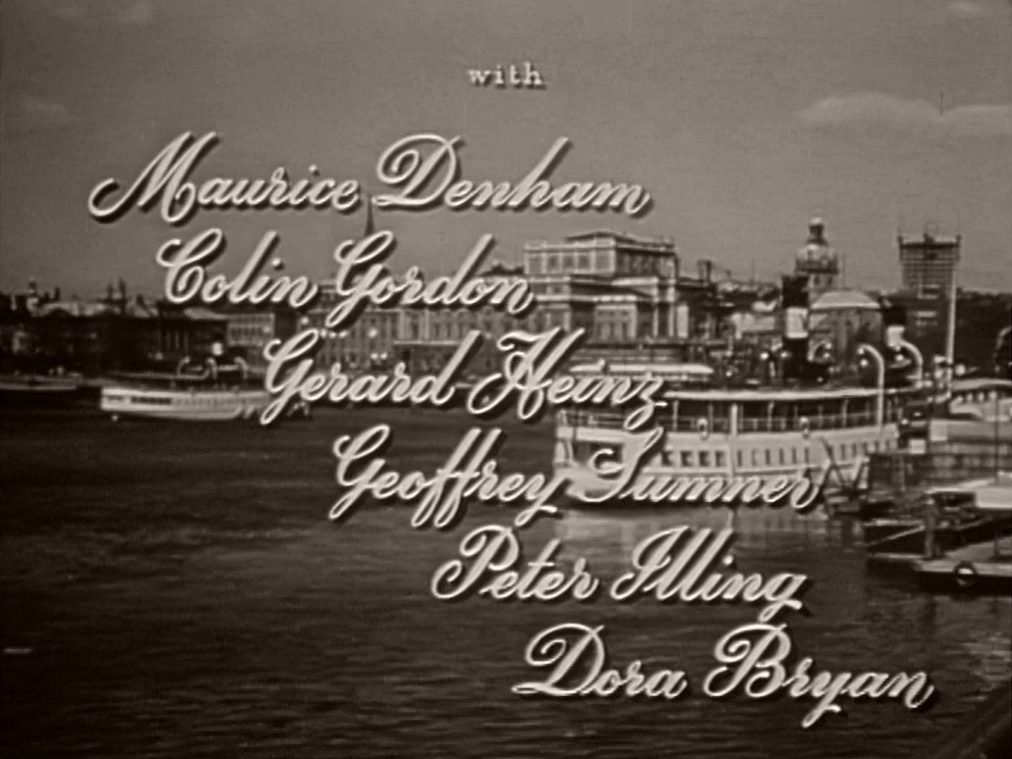 Main title from Traveller’s Joy (1950) (6). With Maurice Denham, Colin Gordon, Gerald Andersen, Geoffrey Sumner, Peter Illing, Dora Bryan