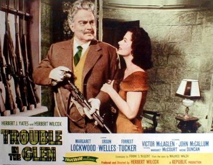 Lobby card from Trouble in the Glen (1954) (2)