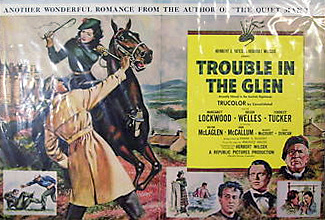 Poster for Trouble in the Glen (1954) (10)