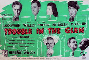 Poster for Trouble in the Glen (1954) (11)
