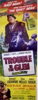 Poster for Trouble in the Glen (1954) (2)