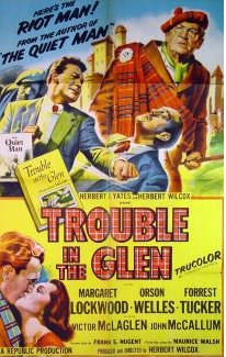 Poster for Trouble in the Glen (1954) (4)