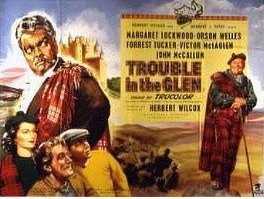 Poster for Trouble in the Glen (1954) (5)